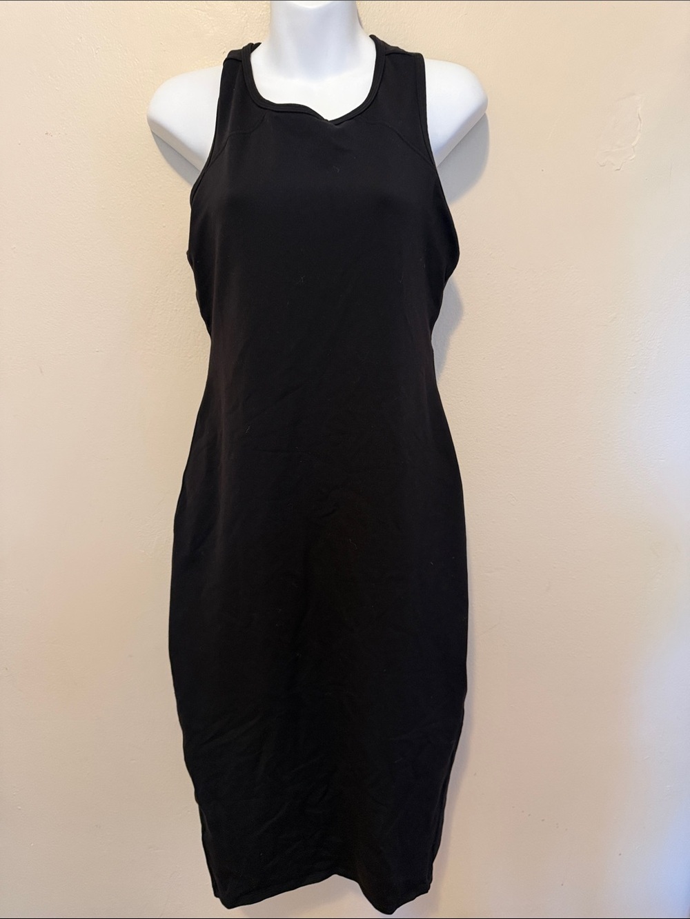 lululemon athletica Black Sleeveless Midi Dress